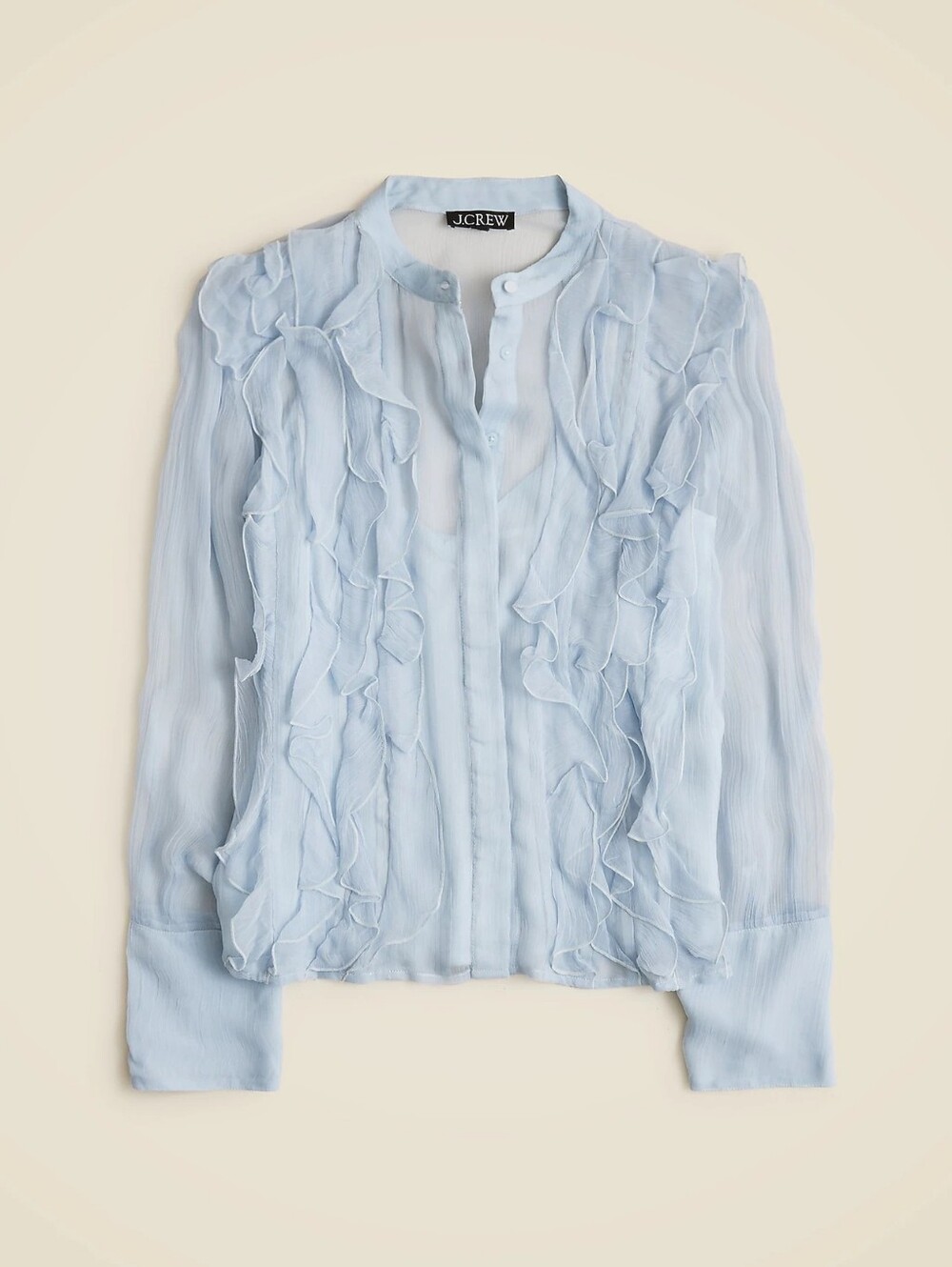 J.Crew Ruffle Front Blouse